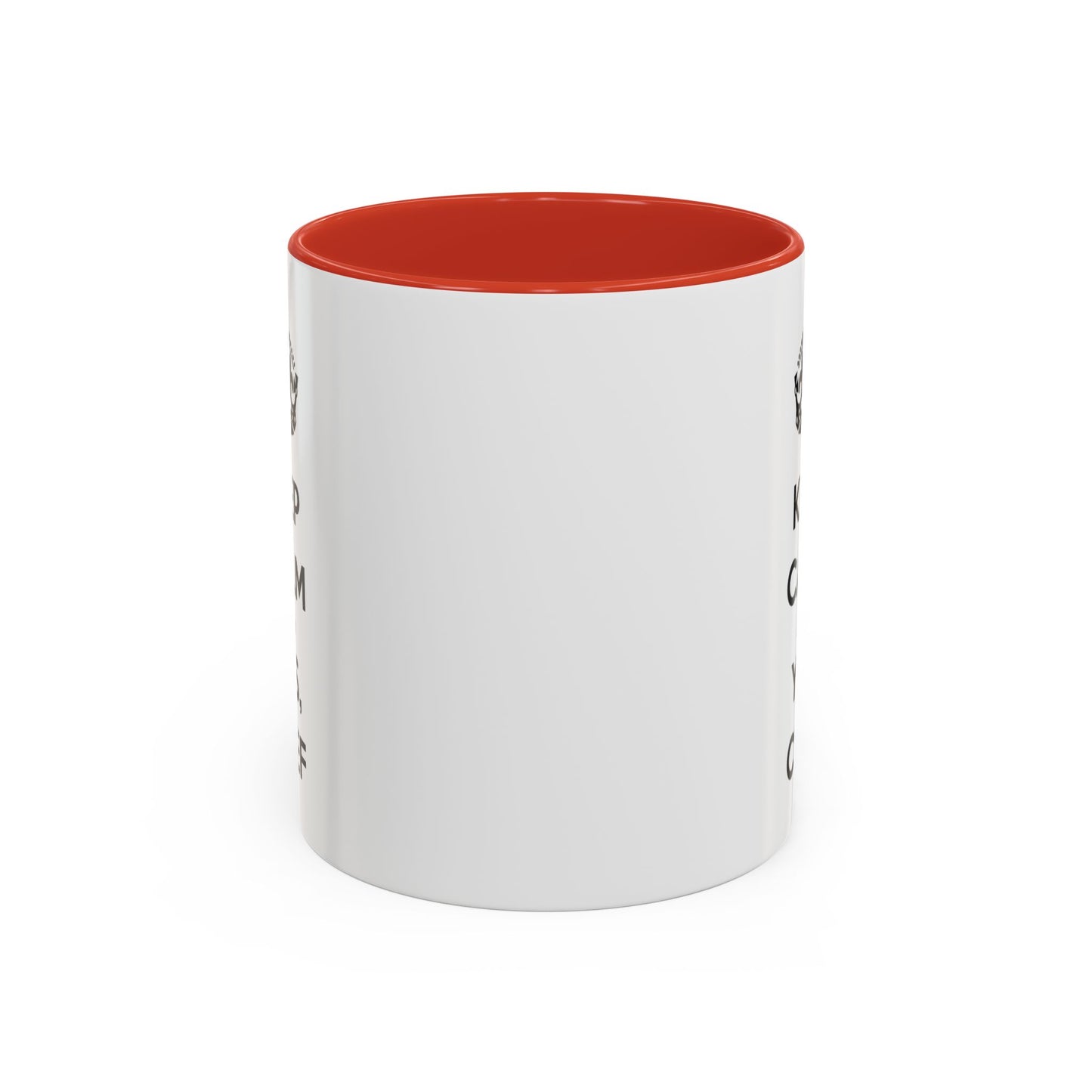 "Keep Calm and Yes, Chef" Two-Tone Mug