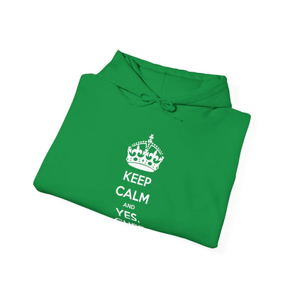 Sweatshirt: Keep Calm and Yes, Chef Hoodie