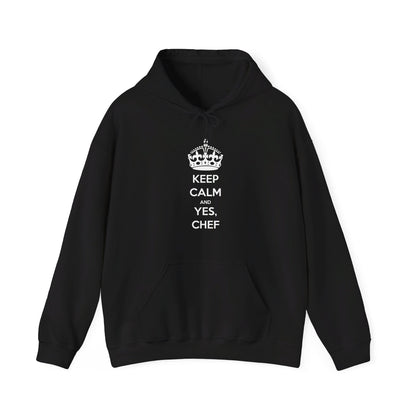 Sweatshirt: Keep Calm and Yes, Chef Hoodie