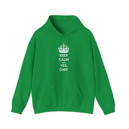 Sweatshirt: Keep Calm and Yes, Chef Hoodie